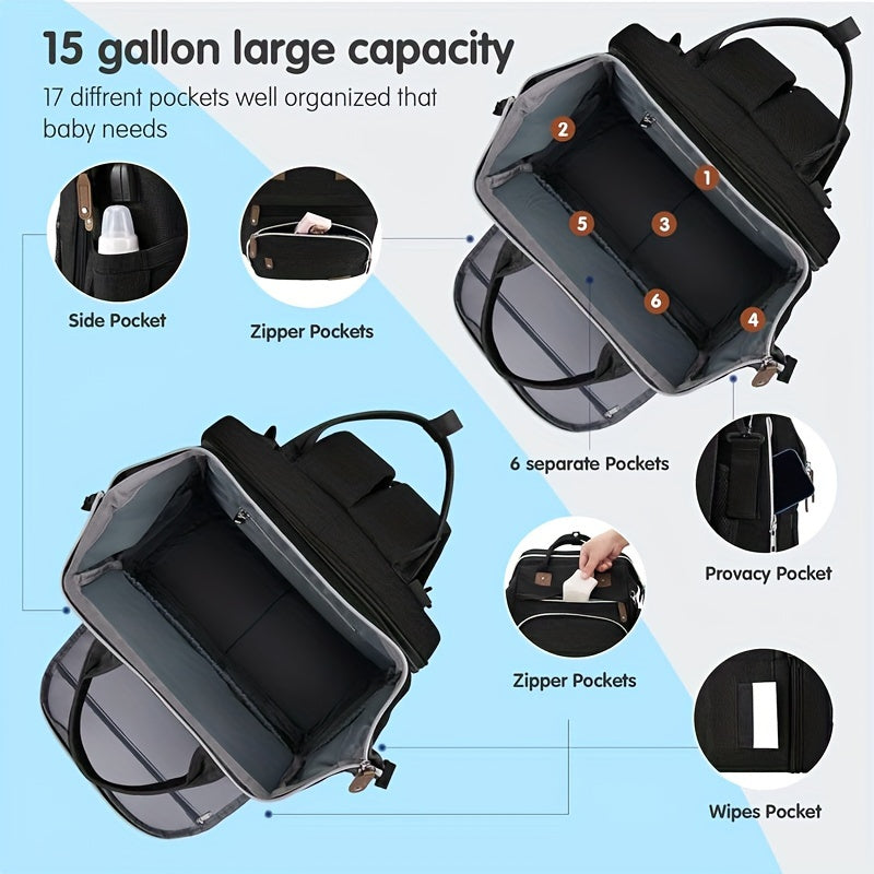 Diaper Bag Backpack, Diaper Bags, Shower Gifts, Multifunctional Diaper Backpack Large Capacity, Items, Necessitied - product image 4