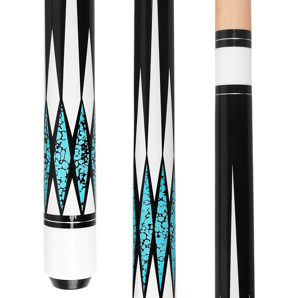 Pool Cue Stick 58 Inch | 13mm Laminated Tip, North American Maple Shaft, Ergonomic Grip, Billiard Cue for American Pool & Rotation Billiards, Great Gift for Men