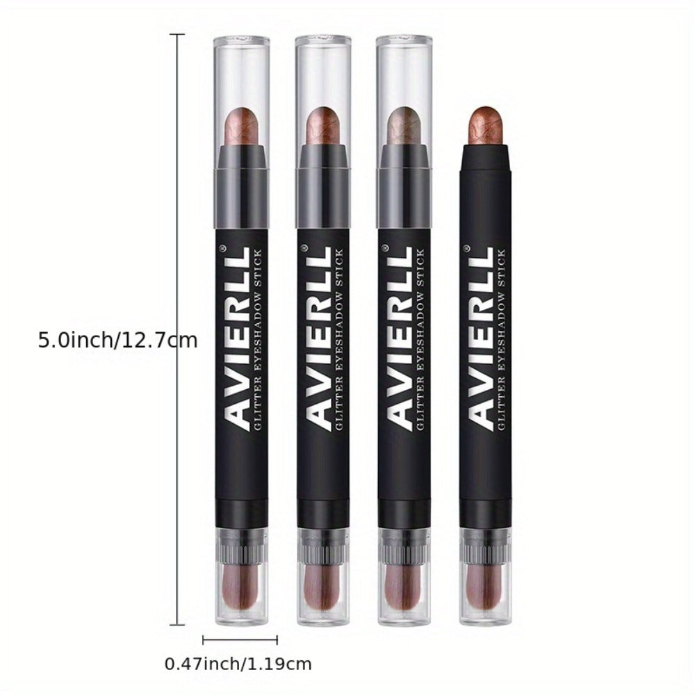 Waterproof Eyeshadow Stick Set 8 Piece – Shimmer, Pearlescent & Matte Eye Shadow Pencils, Creamy Blendable Formula, Long-Lasting Smoky Natural Glitter Eye Looks, Gift for Her - product image 5