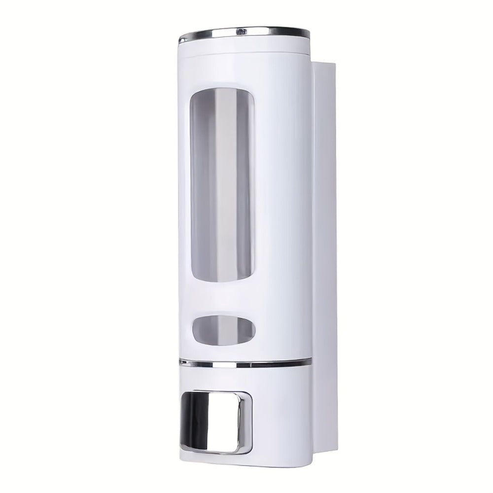 Wall-Mounted Soap Dispenser 53oz Large Capacity – No-Drill Manual Press Pump for Shower Gel Shampoo Lotion Bathroom Kitchen - product image 4