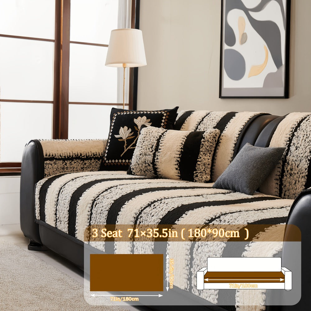 Sofa Cover Plush Non-Slip Washable Sectional Couch Slipcover Soft Durable Furniture Protector for Pets Cats Dogs 2 3 4 Cushion Sofa L-Shape Modern Sofa Pad Warm Sitting Cover All S - product image 5