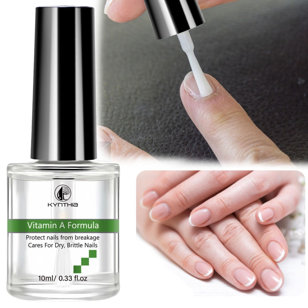 Vitamin A Nail Repair Oil 10ml - Nail Strengthener & Hardener Treatment for Brittle Dry Peeling Chipping Nails - Anti-Breakage Nail Care Solution for Stronger Healthier Nails Women - product image
