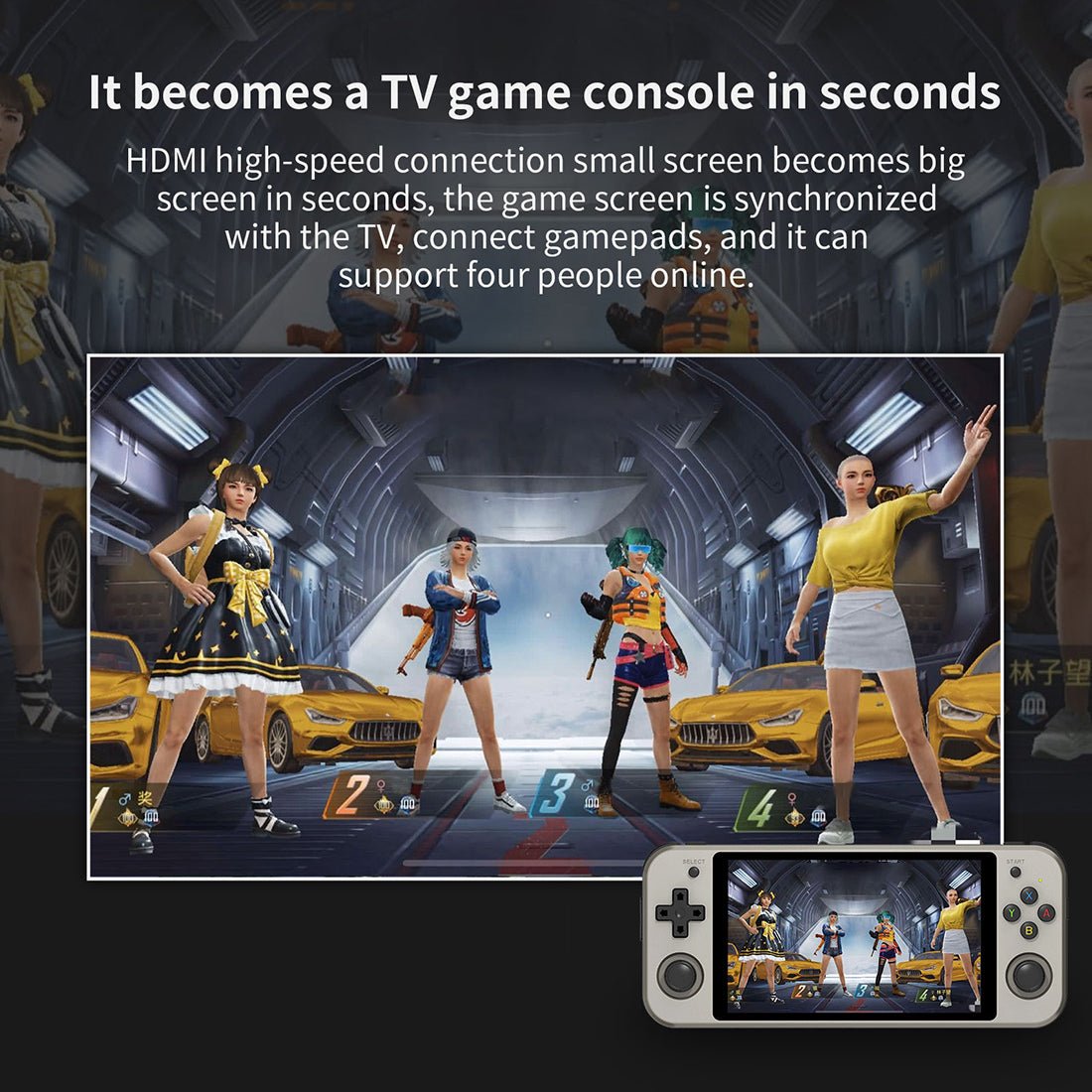 Anbernic RG552 Handheld Game Console Dual OS Android Linux Retro Emulator 5.36-Inch IPS 1920x1152 RK3399 4GB RAM HDMI USB 3.0 Active Cooling for Everyday Use - product image 8
