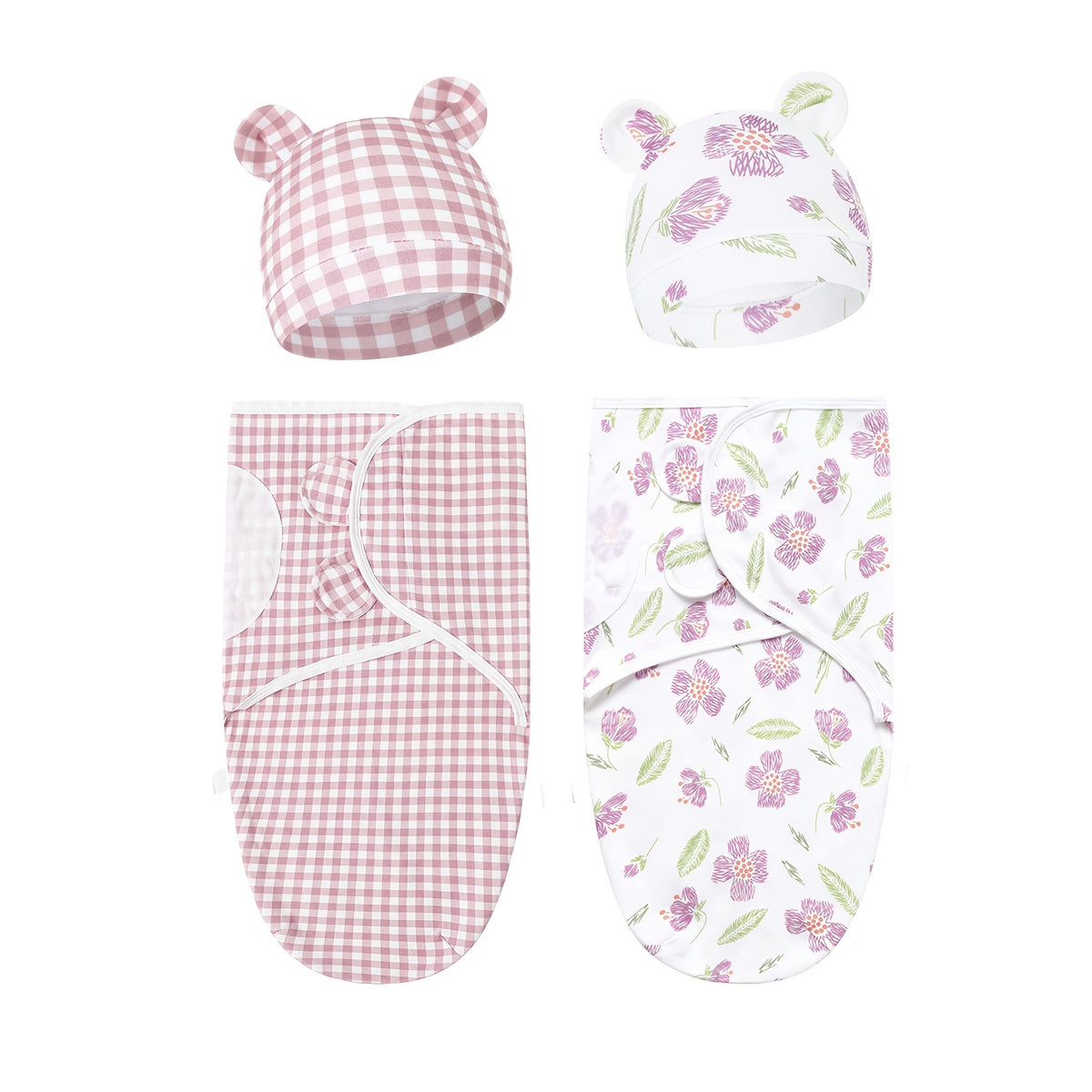 Newborn Blanket and Baby Hat, Suitable for 0-3 Months Old, The Design Mimics The Shape of The Womb and Is Available in Multiple Colors. A Must-Have for Newborns - product image 22