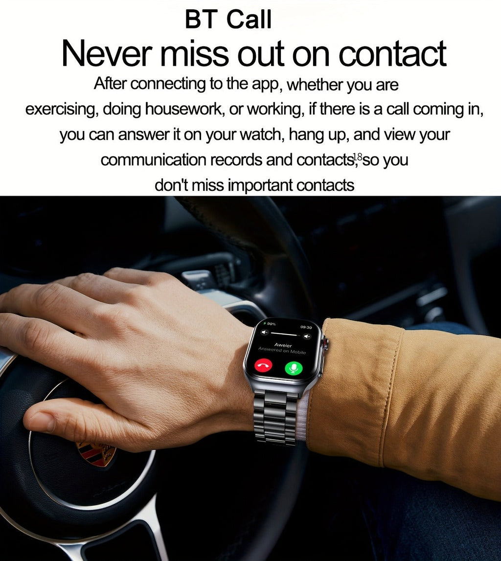 Smartwatch 2.04" Display – Bluetooth 5.3 Calling – 530mAh Battery – NFC – Multi-Sport Modes – Voice Assistant – Menstrual & Weather Forecast – SOS – Magnetic - product image 31