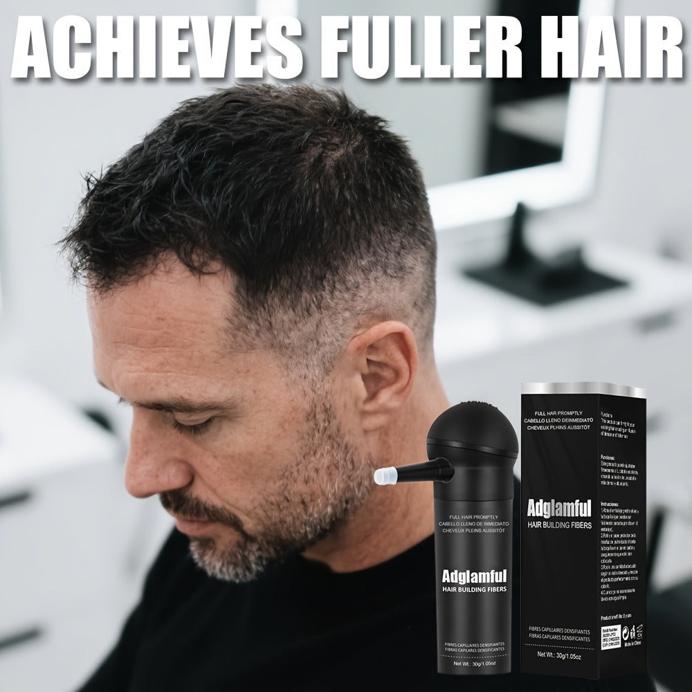 Thinning Hair Concealer Fibers 2-in-1 Kit with Spray Bottle - Instant Thickening Powder for Fuller Thicker Natural Look Covers Bald Spots Receding Hairline All Hair Types Women Men - product image 4