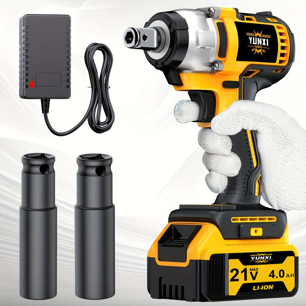 21V Cordless Drill Brushless Impact Wrench Multifunctional – Lithium Battery, Quick Charger, Variable Speed, Tighten Screws & Bolts, Compact Power Tool for Home, Car Repair & DIY – - product image 11