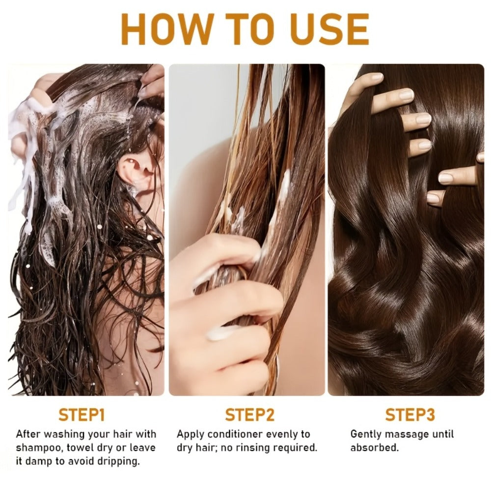 Deep Repair Castor Oil Hair Conditioner 100ml Thickening Scalp Treatment — Strengthens Roots Removes Dandruff Controls Oil & Prevents Hair Loss for Dry Damaged Thinning Hair All Ha - product image 9