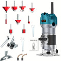 Wood Router 800W Trim Router for Woodworking - 35000RPM Electric Router with Edge Guide, Roller Guide, 6-Speed Adjustment for Precise Trimming, Profiling & Milling - product image 28