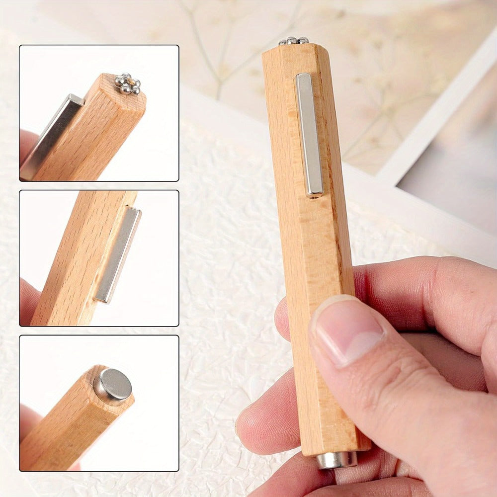 Cat Eye Nail Magnet Set 11pcs - 3-in-1 Magnet Stick with Heart & Bunny Designs, Strong Magnetic Tool for Cat Eye Gel Polish Nail Art, Professional Salon & Home DIY Nail Art Gift - product image 6