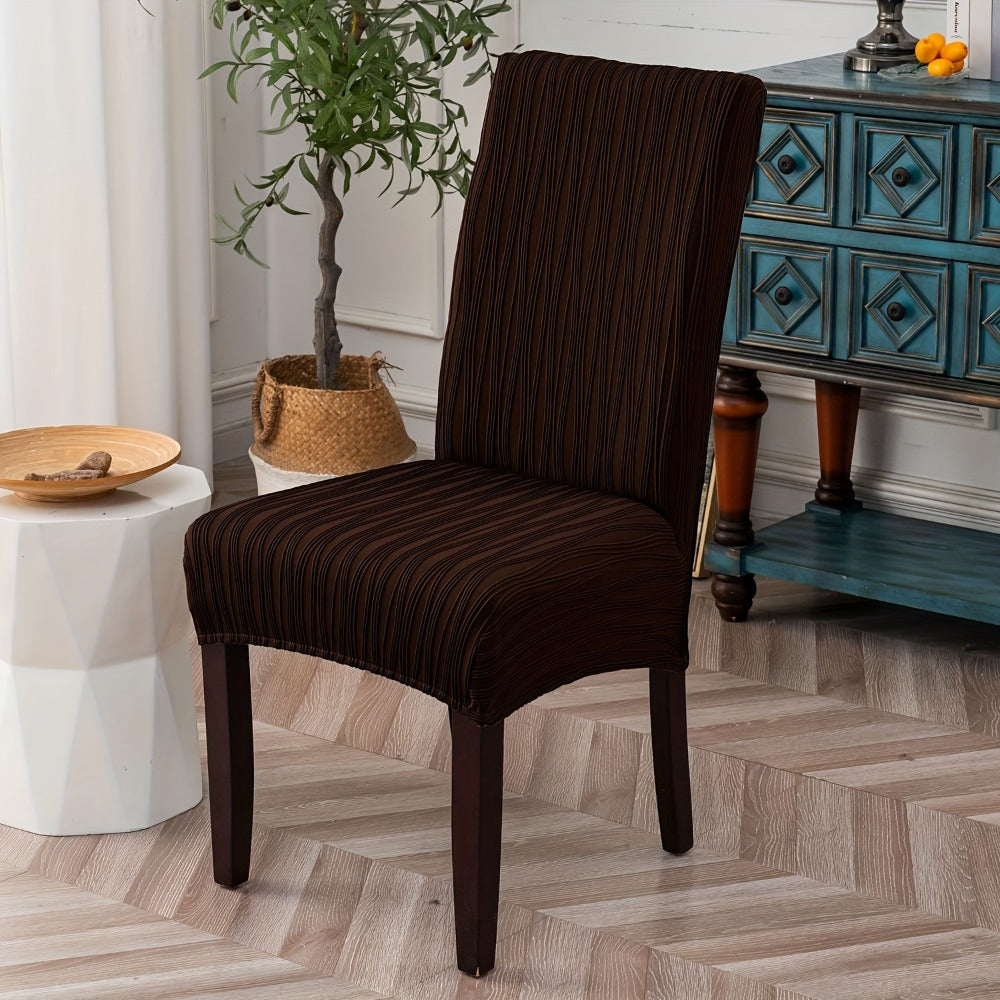 Dining Chair Covers Stretch Slipcovers Set of 4 or 6, Stain Resistant Removable Washable Chair Protector for Home Kitchen Restaurant Wedding, Spandex Jacquard Fabric, 7 Colors Avai - product image 16