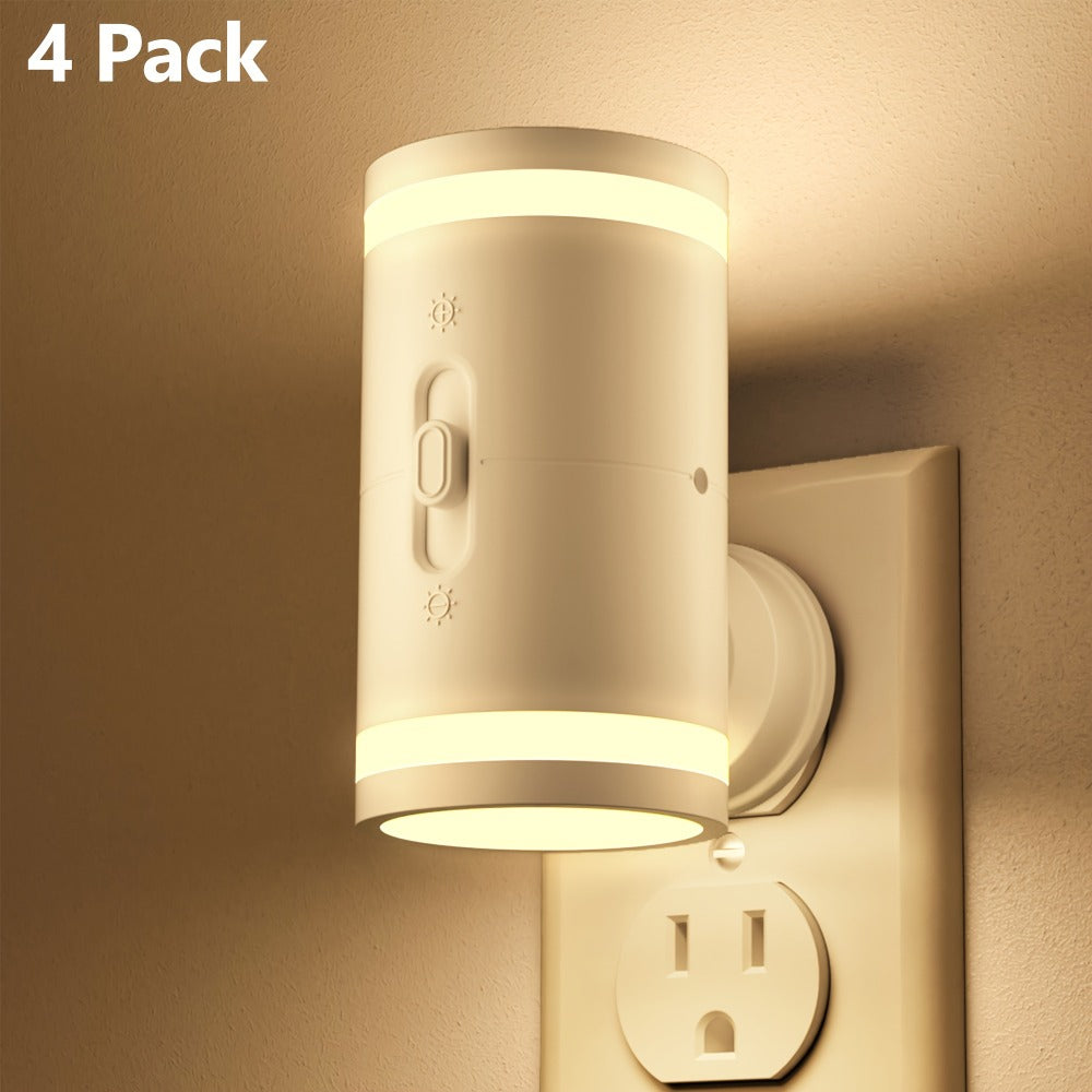 LED Night Light Plug In Dusk to Dawn Sensor – 5-120LM Adjustable Brightness, 3 Color Temperatures, Modern Plug-In Night Lights for Hallway, Bedroom, Staircase, Bathroom & Toddler R - product image 13