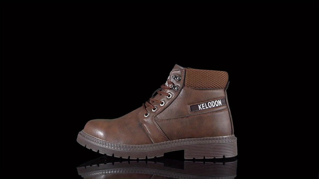 Men's Heavy-Duty 6-Inch High Quality Work Boots with Steel Toe Cap - Slip-Resistant Slip-Resistant Shoes, All-Terrain Traction Rubber Sole, Cushioned Insole - product image 10