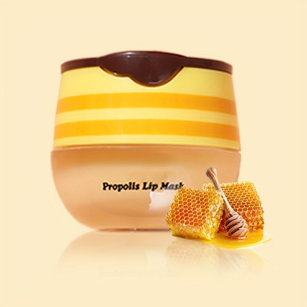 Honey Pot Lip Balm Set 8 Pcs – Propolis & Honey Deep Moisturizing Lip Mask with Applicator Stick, Repairs Dry Chapped Lips, Nourishing Overnight Lip Treatment Gift Set for Women &  - product image 4