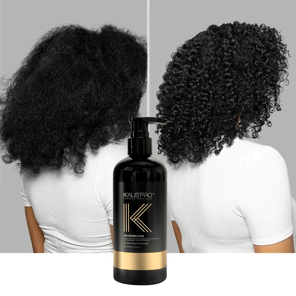 Curl Defining Cream 300ml for Curly Wavy Coily Hair – Frizz Control, Moisturizing, Long-Lasting Hold, Antistatic Scalp-Safe Hair Styling Cream for Women and Men - product image 9