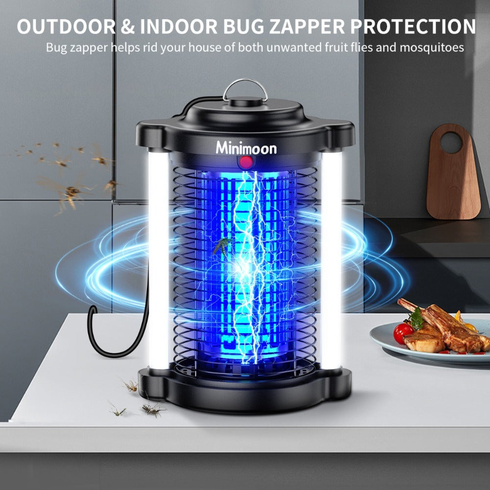 Plug-In Bug Zapper with Dual LED – 110V Electric Fly Killer & Mosquito Trap, Instant Kill for Mosquitoes, Flies & Cockroaches, with Bug Collector Tray, for Home, Office & Commercia - product image 4