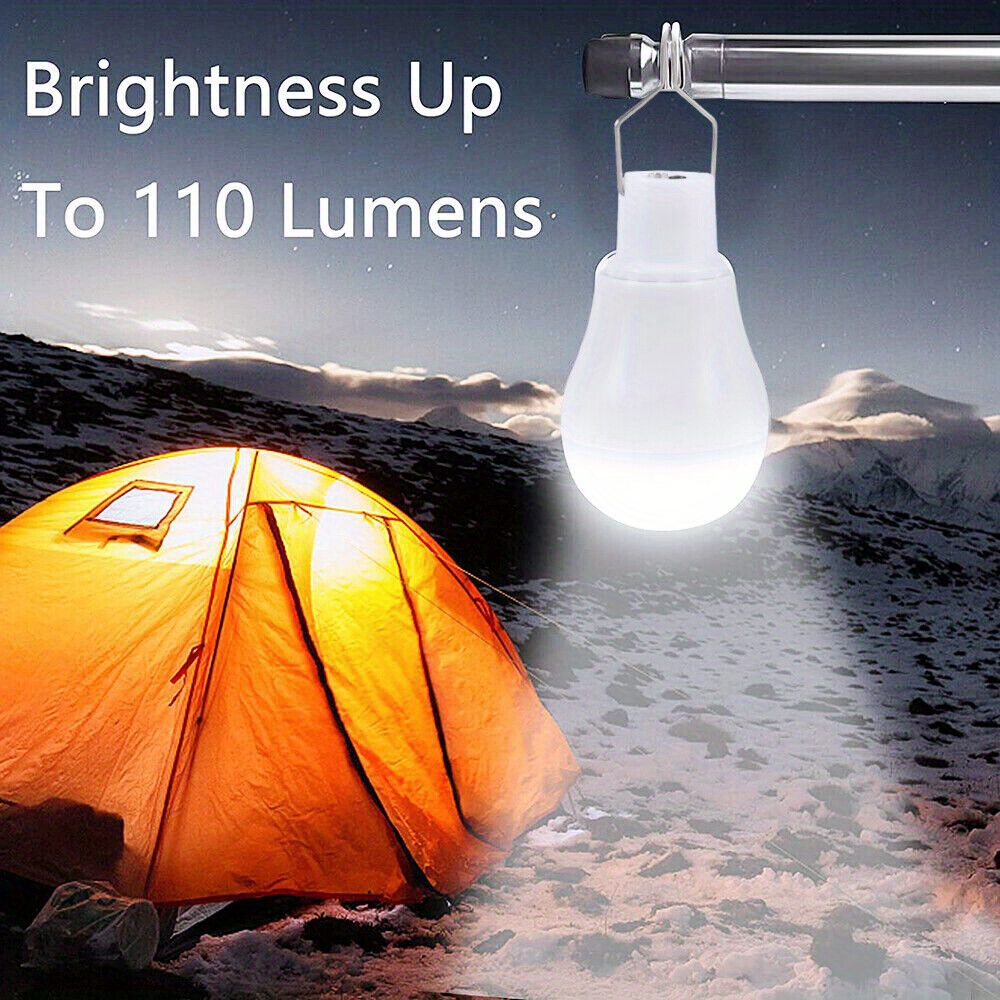 110 Lumen 12 LED, 800mAh Rechargeable, 6000K Daylight, Carry-along Hanging Lamp for Garden, Yard, Garage, Chicken Coop & Tent Camping, 4 Pack | Outdoor Solar - product image 8