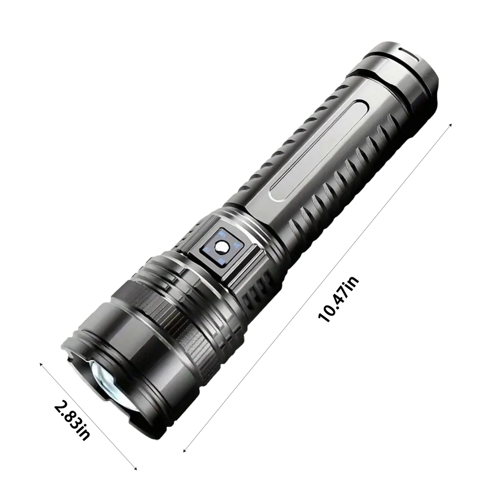 Zoomable COB Flashlight 5 Modes USB Rechargeable Power Bank with COB Tail Light for Camping Hiking Emergency Outdoor Adventures - product image 8
