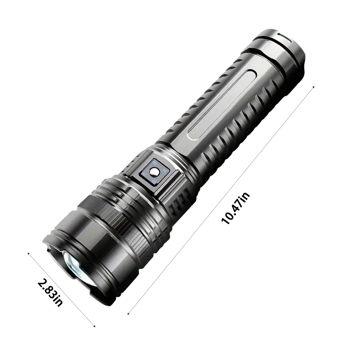 Zoomable COB Flashlight 5 Modes USB Rechargeable Power Bank with COB Tail Light for Camping Hiking Emergency Outdoor Adventures - product image 8
