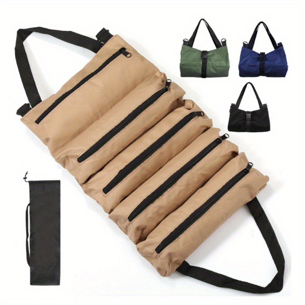 Collapsible Tool Bag Organizer for Hardware Storage | Foldable Tool Kit Bag for Carpentry Electricians Automotive Repairs Outdoor | Portable Buggy Bag Easy Transport - product image 8