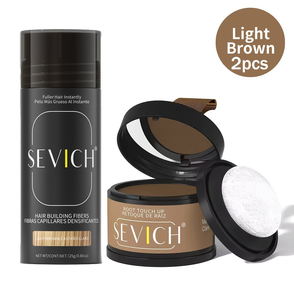 Thinning Hair Root Coverage Powder with Brush — Instant Hairline Concealer Natural Shadow Effect, Voluminous Lift Lightweight Sensitive Scalp Safe Formula, 8 Shades for Men & Women - product image 7