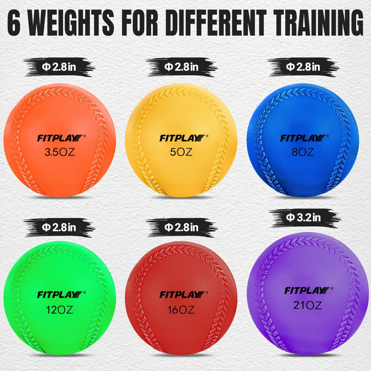 Weighted Ball Set of 6 with Mesh Bag & Air Nozzle | PVC - product image 4