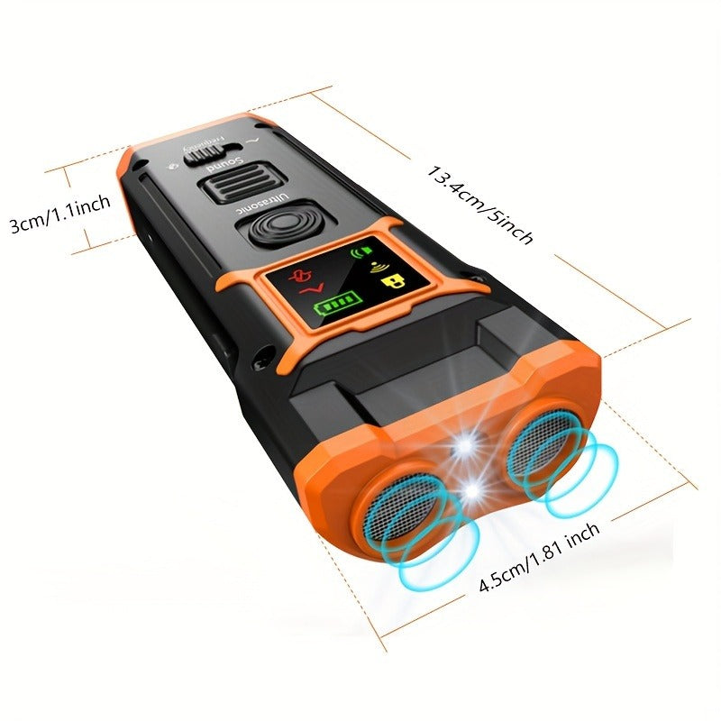 Carry-along Handheld Bark Deterrent with LED Light, Soundwave Technology, Safe for Dogs & Humans, One Size Fits All Breeds – Ultrasonic Dog Repeller - product image 3