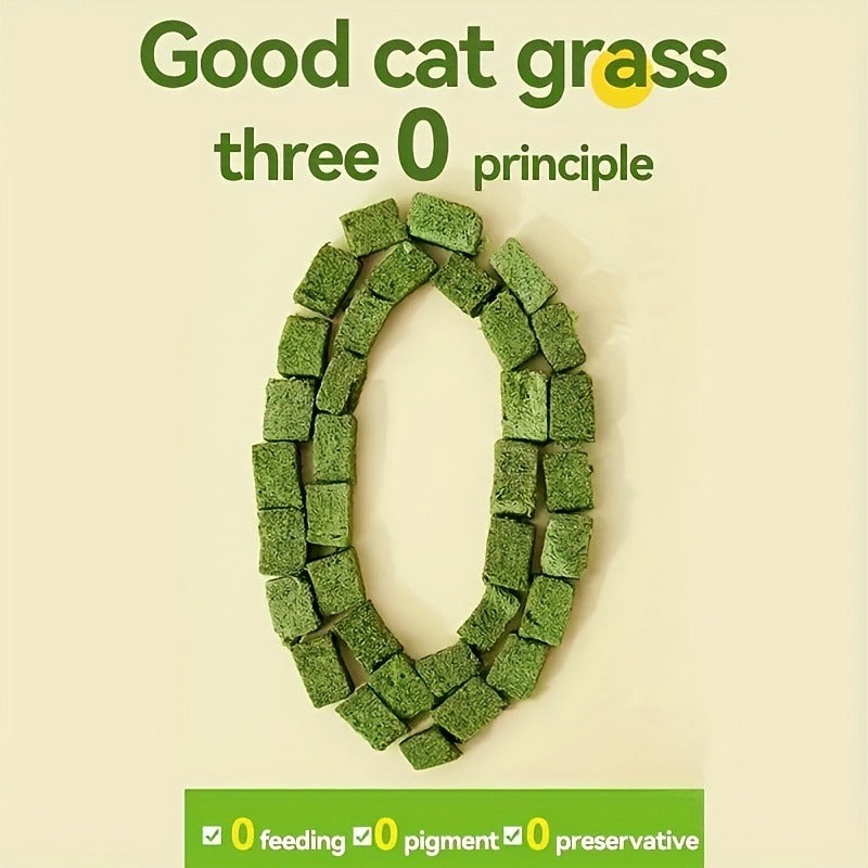 Cat Grass Pellets Freeze-Dried 150g | Mint Flavor Hairball Control Granules, Natural Chewing & Teeth Grinding Snack for Cats, Digestive Support Cat Treat - product image 6