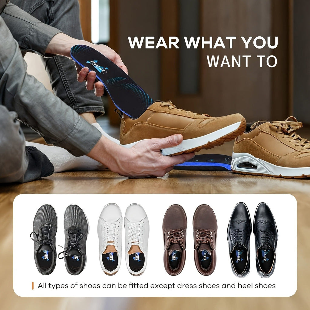 Arch Support Insoles Flat Feet Heavy Duty Shoe Inserts Men Women Work Boots for Everyday Use - product image 4