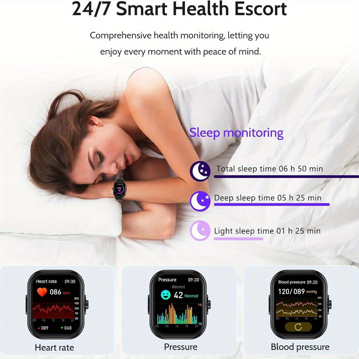 Smartwatch Bluetooth 5.1 Calling 2.01 Inch Display Multi Sport Modes for Everyday Use - product image 4