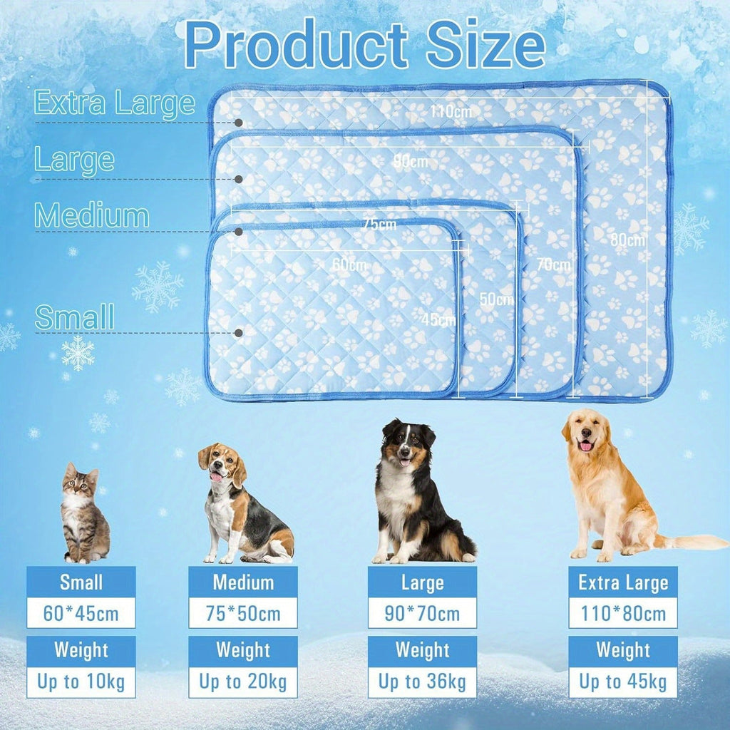 Pressure Activated Arc-Chill Fiber, Non-Toxic Washable Collapsible Pet Cool Mat for Summer, Indoor Outdoor Use, Small Medium Large XL – Dog Cooling Mat - product image 8