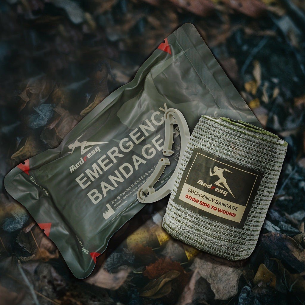 IFAK Trauma Kit Compact Black | Survival First Aid Kit with Bandages, Compressed Gauze & Scissors for Car, Family Trips, Outdoor Adventures, Hiking & Emergency - product image 4