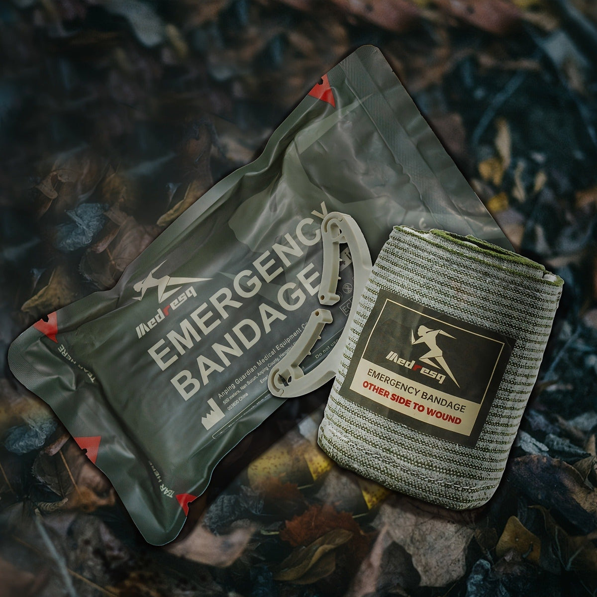 IFAK Trauma Kit Compact Black | Survival First Aid Kit with Bandages, Compressed Gauze & Scissors for Car, Family Trips, Outdoor Adventures, Hiking & Emergency - product image 4