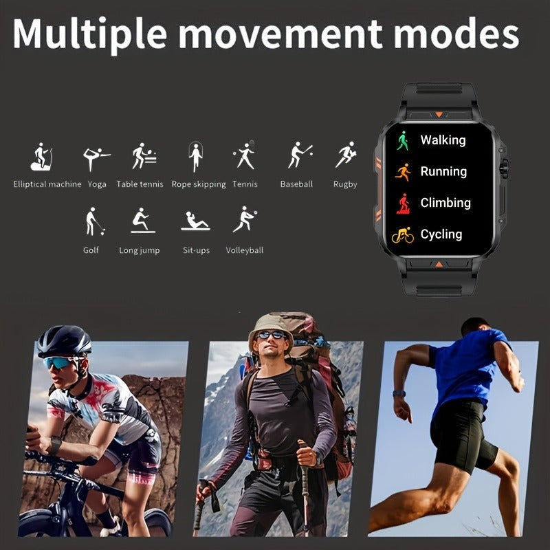 Smartwatch with Wireless Calling – SENBONO Men & Women – 1.95" HD Display, 100+ Sport Modes, IP68 Waterproof, Step & Calorie Tracker - product image 3