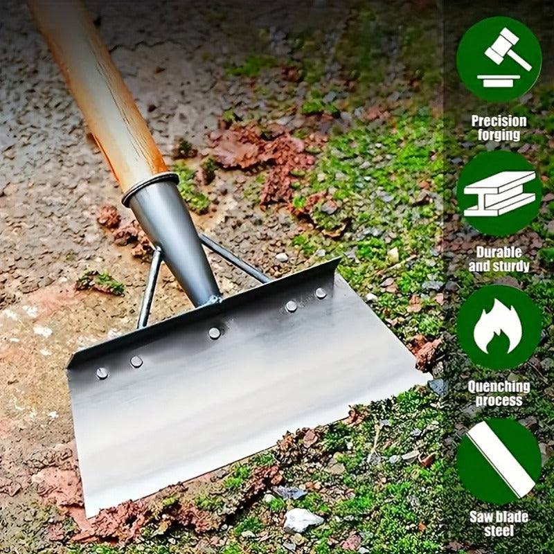 Carry-along Handleless Metal Garden Spade for Yard Weeding, Soil Digging, Outdoor Camping, Emergency Rescue & Farm Cleaning | Multifunctional Camping Shovel 8.27" & 10.24"