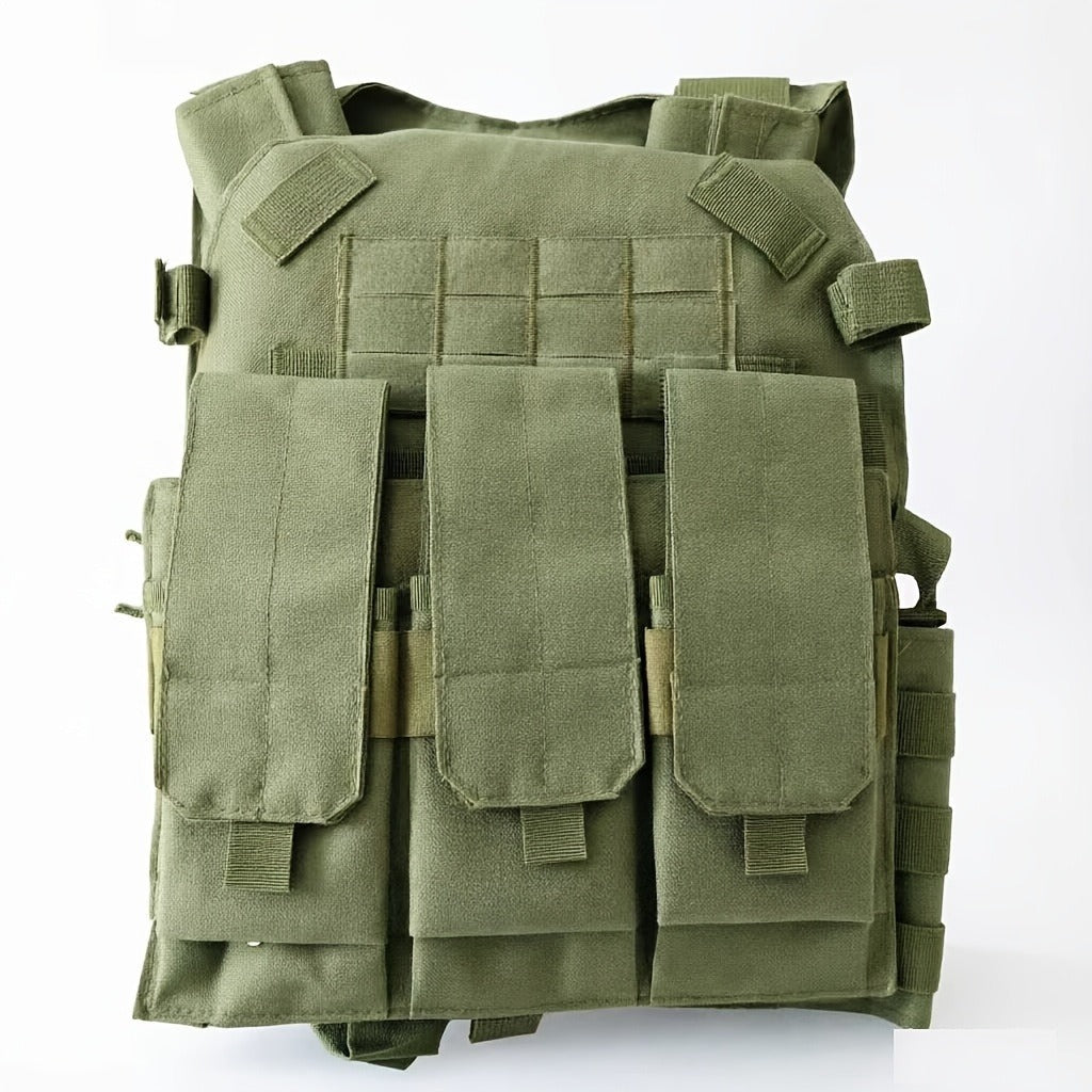 Tactical MOLLE Vest 6094 Adjustable Combat Chest Rig with Multi-Pocket System for Outdoor Hunting Training Airsoft CS Wargame Hiking Camping - product image 11