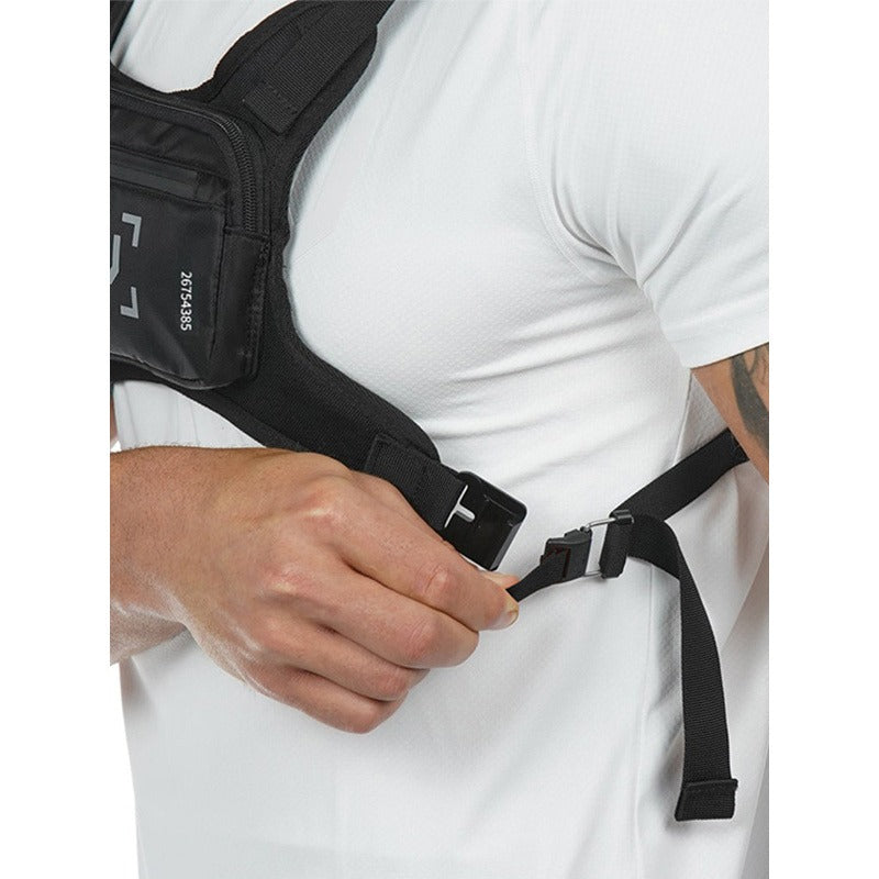 Reflective Adjustable Vest Strap, Waterproof, Cycling Hiking Skiing Sports Pack | Featherlight Running Chest Bag for Men - product image 8