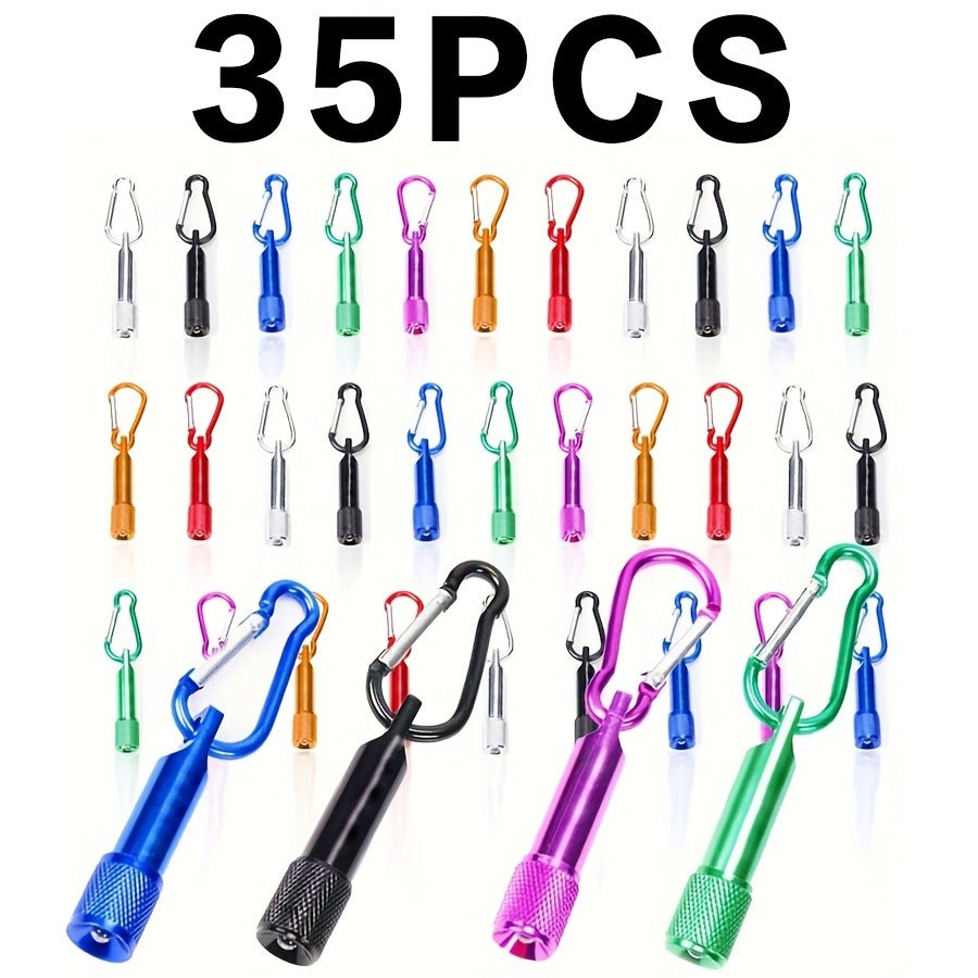 Mini Keychain Flashlight Bulk 20 Pack – LED Key Chain Light Tiny Pocket Torch Multicolor – Small Flashlight Set for Outdoor Camping Hiking Emergency Everyday - product image 5
