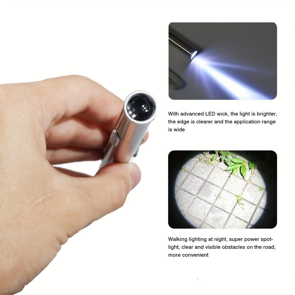 Tactical Pen Light 5 Pack USB Rechargeable 400 Lumen Mini LED Penlight Pocket Flashlight for Nurses Camping Outdoor EDC - product image 5