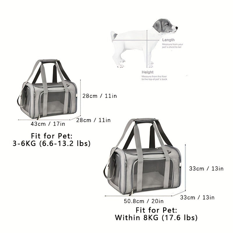 Large Soft-Sided Pet Crate & Travel Cage for Cats & Puppies Up to 25 lbs | Foldable Waterproof Carry-along Dog Cat Kennel Playpen, Lightweight Collapsible Pet - product image 4