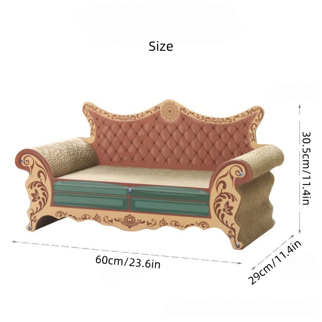Cat Scratching Board Sofa – Chaise Longue Cat Bed with Anti-Scratch Protection – L-Shaped Vertical Scratcher, Wear-Resistant & Non-Shedding, Large Cat Furniture - product image 4