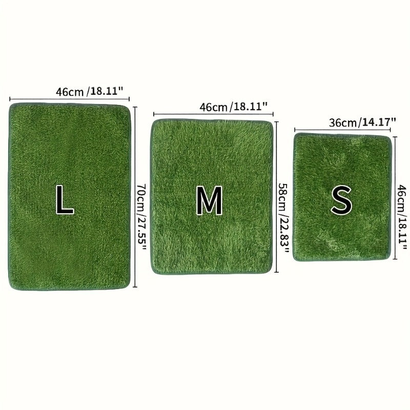 Odor-Proof Pet Training Lawn Mat for Indoor Outdoor Use, Dog Urine Grass Pad 18 x 28 Inch for Puppies & Adult Dogs | Artificial Grass Dog Potty Pad Washable - product image 4