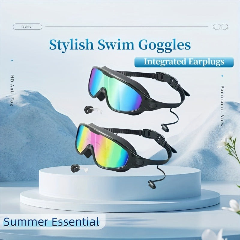 Anti-Fog Swimming Goggles Set | UV Protection, Earplugs & Nose Clip - product image 8