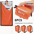 Lightweight Foil Space Blanket for Camping & Hiking | Emergency Thermal Blanket Survival Sleeping Bag - product image 2
