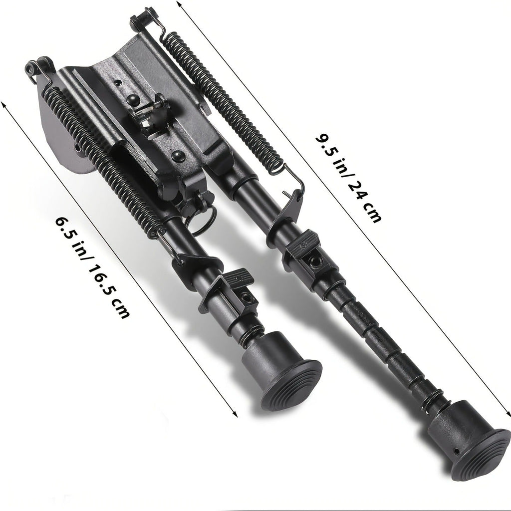 Adjustable 6-9 Inch Spring Return Legs, M-LOK Compatible, Collapsible Shooting Support for Hunting & Range – Aluminum Alloy Tactical Rifle Bipod - product image 4