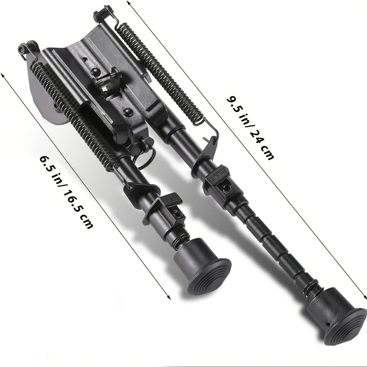 Adjustable 6-9 Inch Spring Return Legs, M-LOK Compatible, Collapsible Shooting Support for Hunting & Range – Aluminum Alloy Tactical Rifle Bipod - product image 4