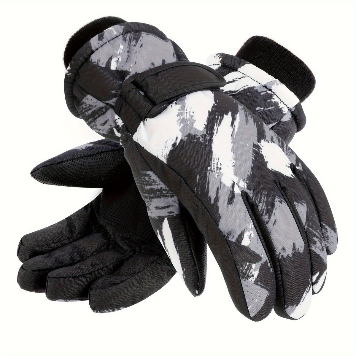 Windproof Waterproof Thermal Gloves for Men & Women, Non-Slip Grip, Touchscreen Compatible, Cold Weather Outdoor Sports Gloves – Winter Ski Gloves for Skiing - product image 5