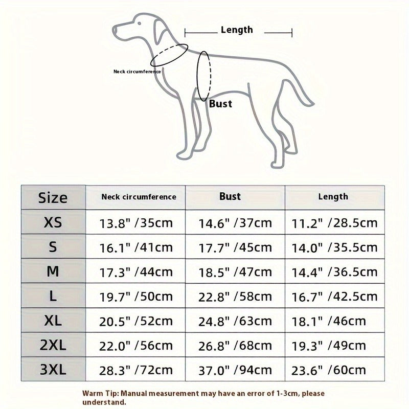 Dog Jacket for Small Breeds – Windproof Warm Pullover Coat with Reflective Stripes, Woven Fabric, Machine Washable Pet Outerwear for Spring & Fall, Colors - product image 6