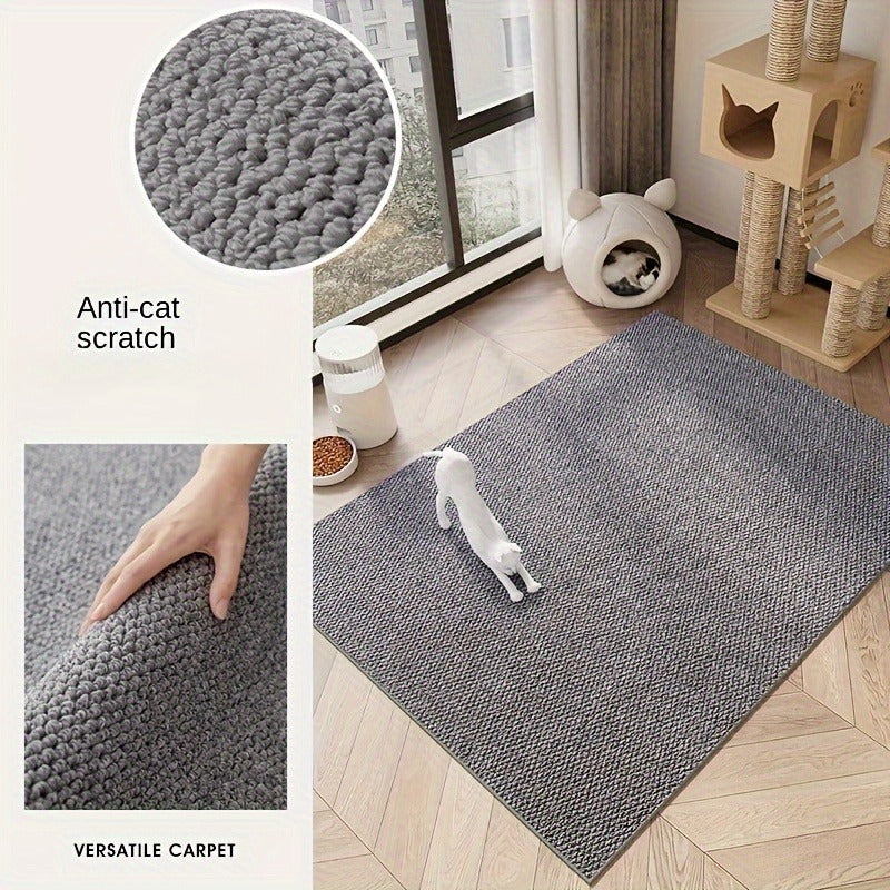 Cat Scratching Mat Natural Seagrass Pet Bed Pad Dog Crate Mat Feeding Mat Pineapple Weave 23x35 Inch Sturdy Washable Indoor Cat Rug Lounge - product image 14