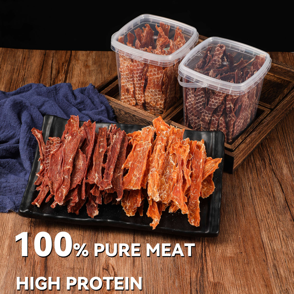 Duck Jerky Dog Treats Bundle High Protein Chews Grain Rawhide Free Daily Snacks for Small Medium Large Breeds Duck Lovers Dried Meat Bites Duo for Happy Pets - product image 8